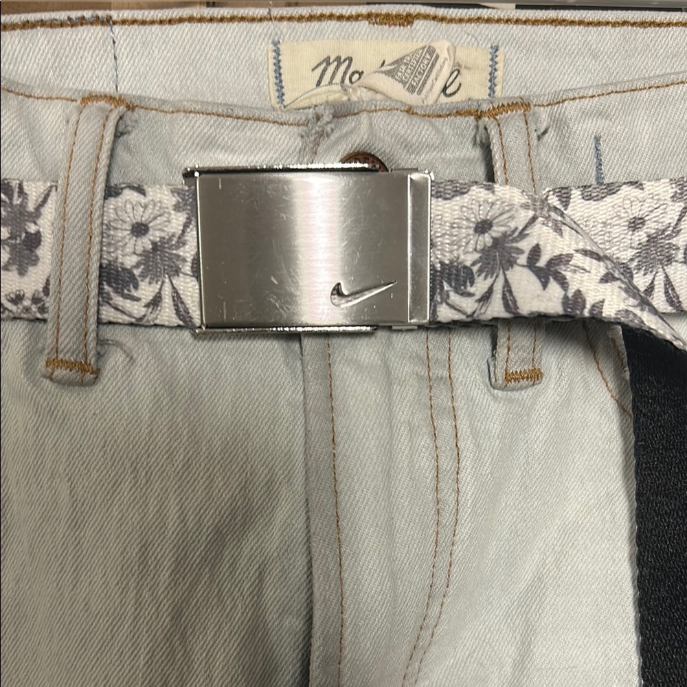 Nike Grey Floral Belt Accessory